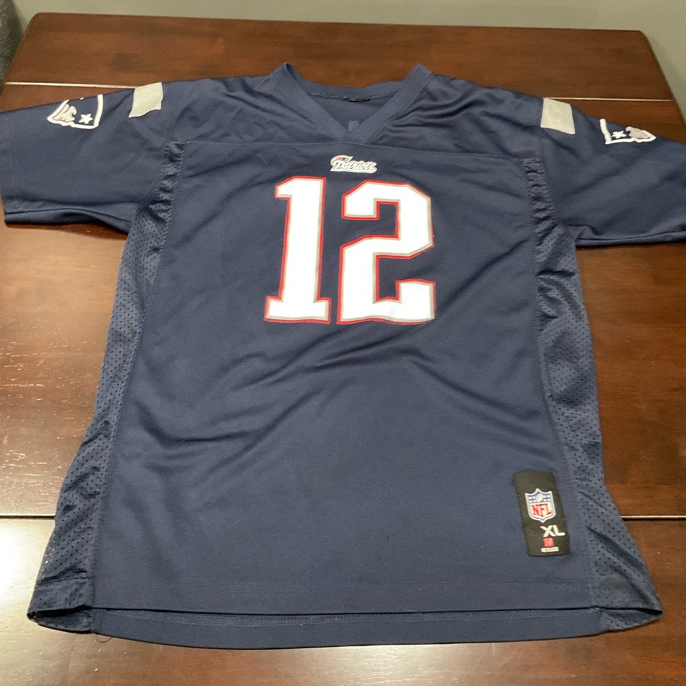 NFL NEW ENGLAND PATRIOTS TOM BRADY #12 JERSEY